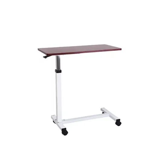 Adjustable Wooden Hospital Dinner Table Folded No MOQ 1 PCS Color White Origin China Layer 1 Layer Condition New Model NO. - Image 5