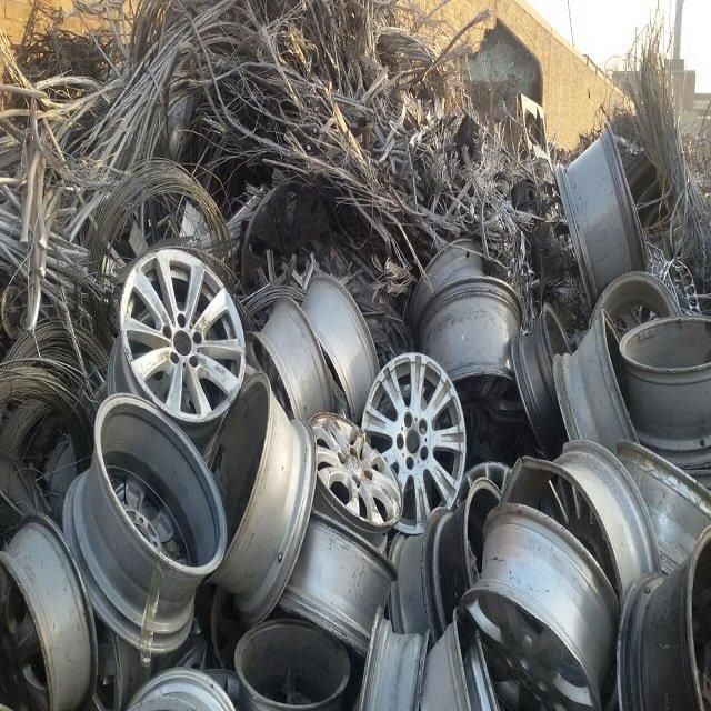 Aluminum Wheel Scrap Alloy Car Rim Scrap HMS Grade 99.99% Purity Lump Shape For sale - Image 1