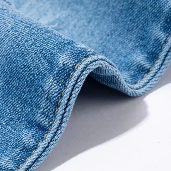 Zz1236 Indigo Color Denim Cotton Spandex Viscose Polyester Denim Fabric - Image 5