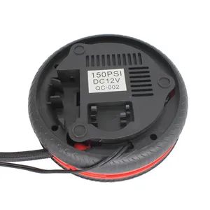 Mini Electric Air Pump Tire Inflator Air Compressor Pump Size Metal Color Black Motor Copper Origin China Volt 12V/24V Model - Image 5