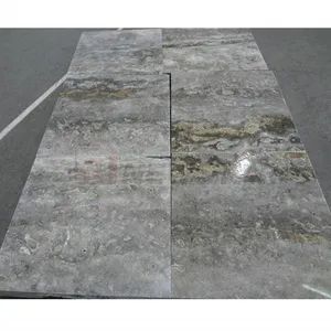 Marble Granite Travertine Cladding Gray Travertine Tiles MOQ 100 Sqm Color White Origin China Thickness 20mm HS Code - Image 3