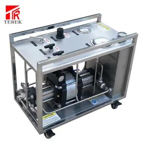 Air Driven Liquid Pump Hydraulic Control Valve Test Bench for Liquid ...
