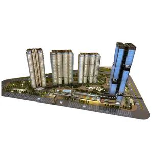 3D Rendering Commercial Office Building Design Building Scale Model - Image 5