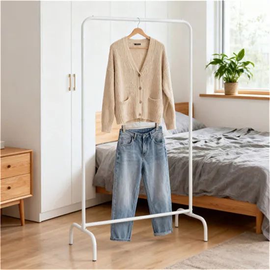 Custom Design Floor Stand Coat Storage Rack Shoe Clothes Shelf Racks for Clothes Hanging - Image 1