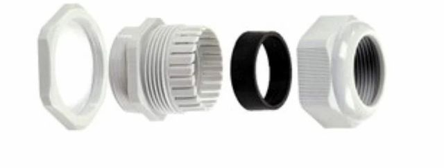 PVC Cable Gland Size 25 mm Color White Material PVC Thread Type PG IP Rating - Image 2