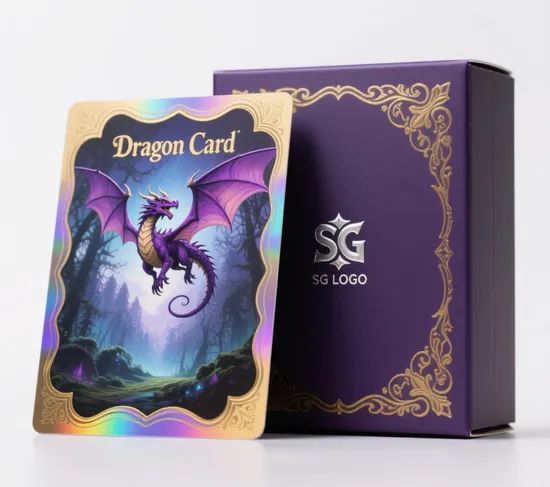 Printed Custom Playing Cards Game Flash Cards with Display Box - Image 5