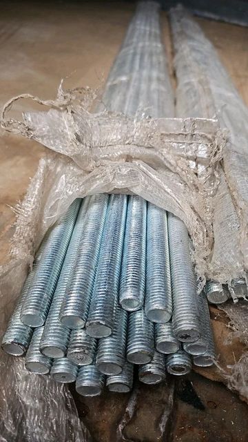 Material: Galvanised Iron Polished Gi Threaded Rod, Round, Size: 2 Meter - Image 6