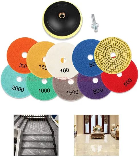 7" Diamond Polishing Pads for Stone - Image 2