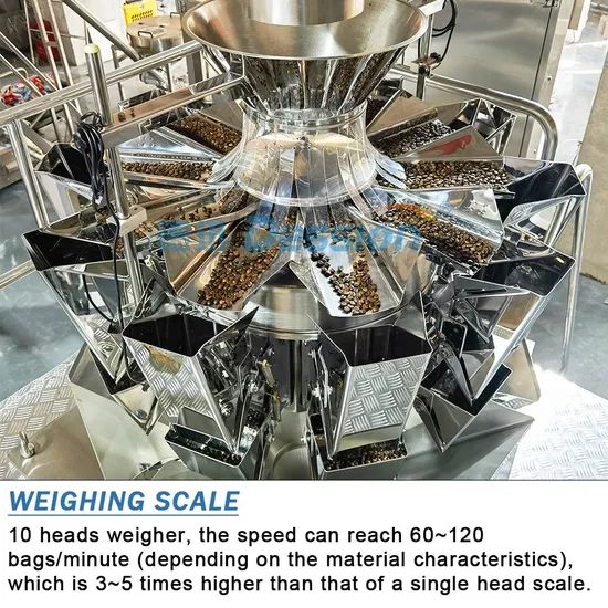 Multi-Function Automatic Mixed Dried Fruit Weighing Packing Machine Dried Strawberry Mango Raisin Bag Packaging Sealing Machine - Image 4