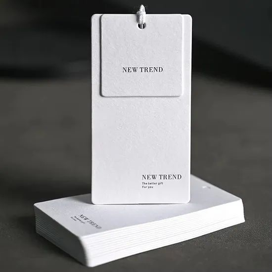 Customized Printed Logo Recycled Paper Hang Tag Type Hang Origin China Pattern Printed HS Code 482100000 Trademark hang - Image 6
