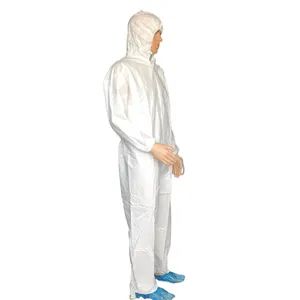 Chemical Resistance Safety Protective Clothing Size S-4XL Color White Trademark OEM Model NO. 3601 HS Code 6210103090 Closed Fully - Image 4