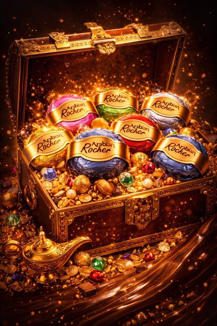 Arabian Rocher - Chocolate with Whole Almond - Image 2
