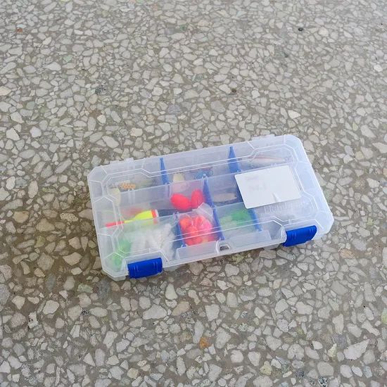 Trout Terminal Tackle Box Q'ty 121PCS Material PVC Origin Weihai Model NO. 2065 Size 11 X 7 X 1.75'' Trademark Afisher or - Image 3
