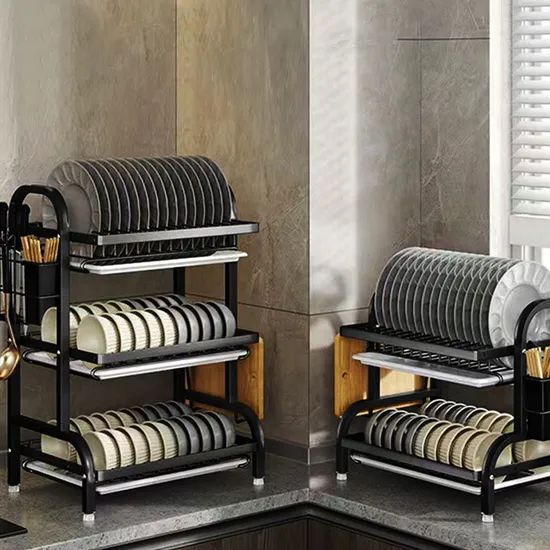 High-Temperature Baking Paint Process Storage Holders Anti-Slip Feet Kitchen Storage Free Combination Storage Holders Racks - Image 3