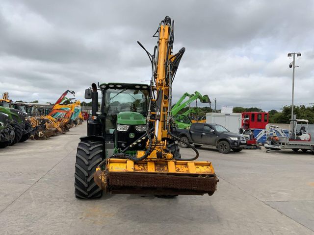 John Deere 6195R C/W Herder Mounted Hedge Trimmer (ST26503) - Image 4