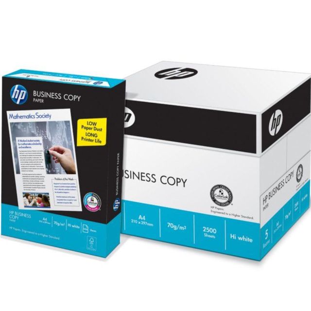 HP (Hewlett Packard) Copy Paper Opacity 97% Cobb Test 27-33 G/m2 Thickness 103-110 Um Place of Origin KENYA Cie Whiteness 148-169 - Image 2