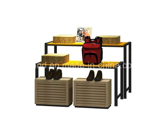 Nesting Clothes Shoes Bags Promotion Tables Material Wood Model NO. CDT-103 HS Code 9403609990 Port: Xiamen, China Origin Xiamen, China - Image 1