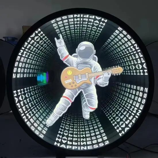 3D Infinity LED Neon Sign Illuminated Tunnel Mirror Light for Retail - Image 6