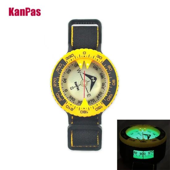 Kanpas D50 Scuba Compass Wrist Pointer Navigation Dive 15D Noctilucence Fast 1Y Quakeproof - Image 1