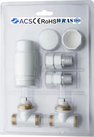 15mm Angle Radiator Valve White Paint Origin China HS Code 8481804090 Model NO. RV1511-WP Trademark COMFORT / OEM Production Capacity 100000000 - Image 6