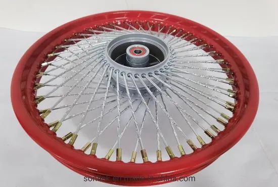 Motorcycle /Motorcycle Cg125 150 Motorcycle Front Wheel Spoke Rim Drum Brake 1.4*18 Inch - Image 6
