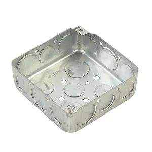 Steel Junction Rectangular Distribution Enclosure Electrical Conduit Box OEM - Image 2