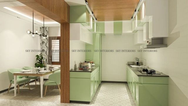SS U Shape Modular Kitchen, Warranty: 1-5 Years Material SS Warranty 1-5 Years Kitchen Shape U Shape Modular Kitchen Designs/Styles - Image 4