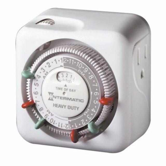 Plug In Analog Timer Material ABS Voltage 220 V Display Analog Size 10x10x8 cm Frequency 50 Hz Temperature 40 degree C Detection Motion Speed 0.5 - Image 1
