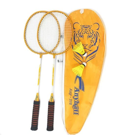 Cheap Price Model 216 Steel Alloy Badminton Racket Pair 2PCS Racquets Badminton with Full Cover Bag Multi Colors - Image 1