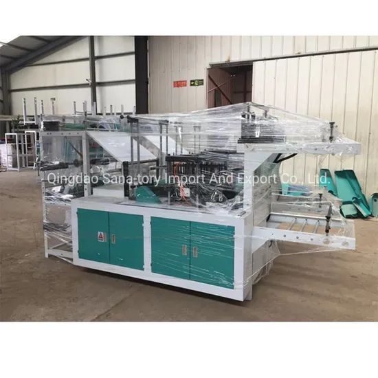Newest Design Plastic PE Disposable Aprons Making Machine/Rolling Bag Machinery - Image 1