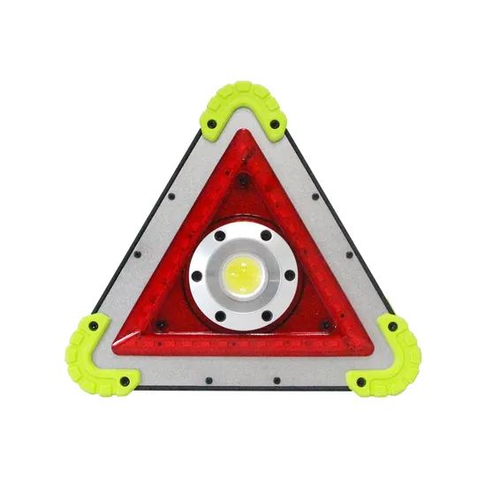 Portable 18650 Powered Car Emergency Triangle LED Warning Light - Image 2