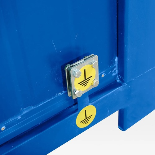Toilet & Shower Blocks / 1+1 Double Mains Toilet 8Ft x 5Ft (Blue) - Image 4