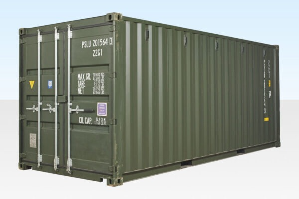 20ft One Trip Tunnel Shipping Container with Double End Doors - Image 2