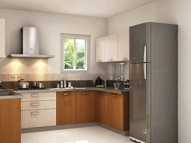 Mirror finish acrylic Modular Kitchen Material Wooden Appearance Modern Door Finishing Acrylic Finish Type Powder - Image 12