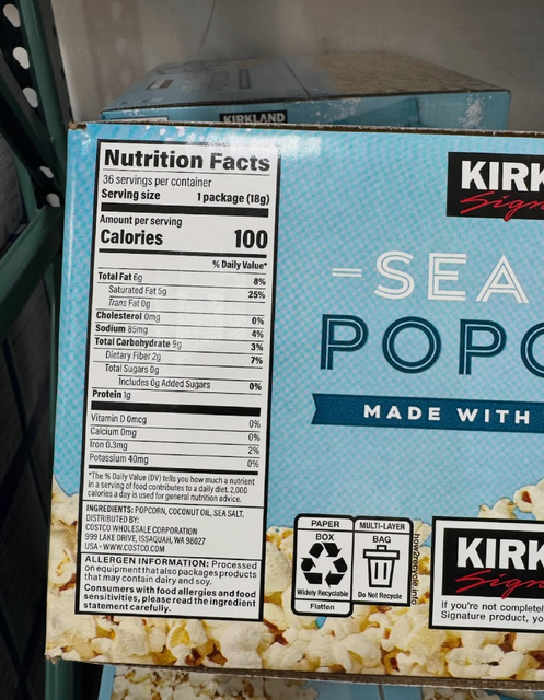 Buy Premium Popcorn Snacks Made With Coconut Oil Certified Gluten Free Popcorn  18g × 36 - Image 3