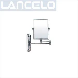 Wall Decoration Design Square Make up Mirror Style Modern Shape Square Finish Silver Model NO. 6033 Trademark LANCELO Sides Double - Image 1