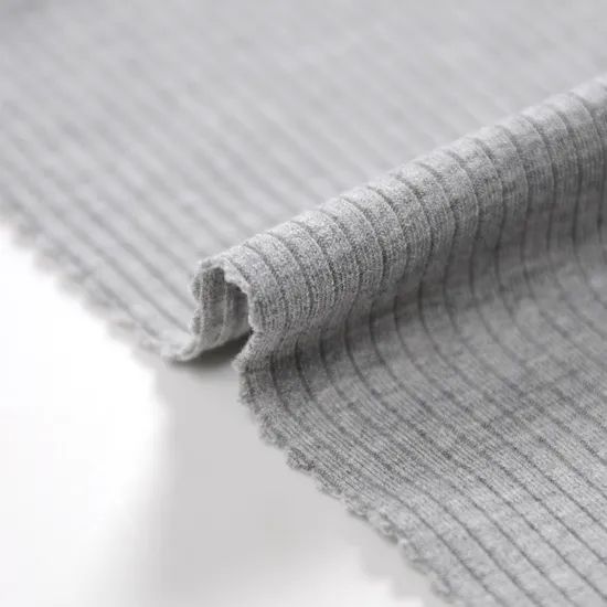 Tr Spandex 4*2 Rib Grs Poly Viscose Spandex Knit Rib Fabric Style Rib Weight 240GSM Type Rib Fabric Pattern Yarn Dyed Application Garment - Image 5