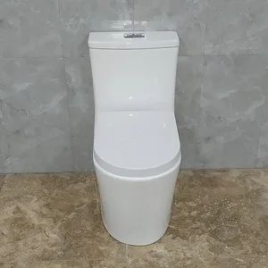 Small Size Eddy Siphonic One Piece Toilet New Design Bathroom CE Wc Commode - Image 3