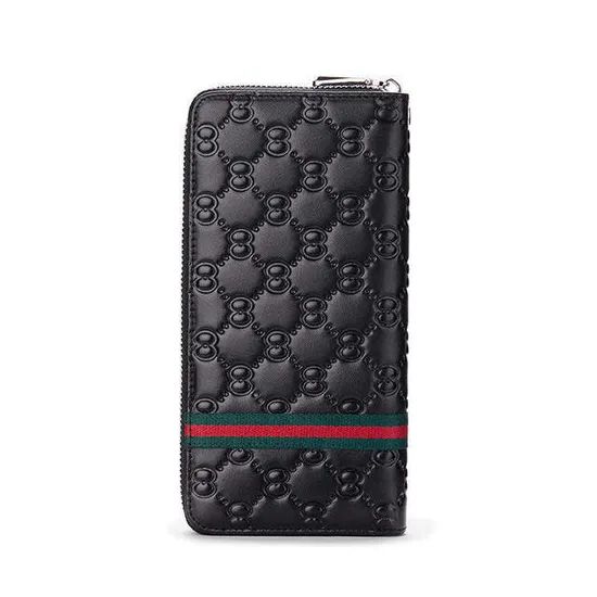Luxury Designer Wallet Fashionable Leather Long Wallets for Men - Image 6