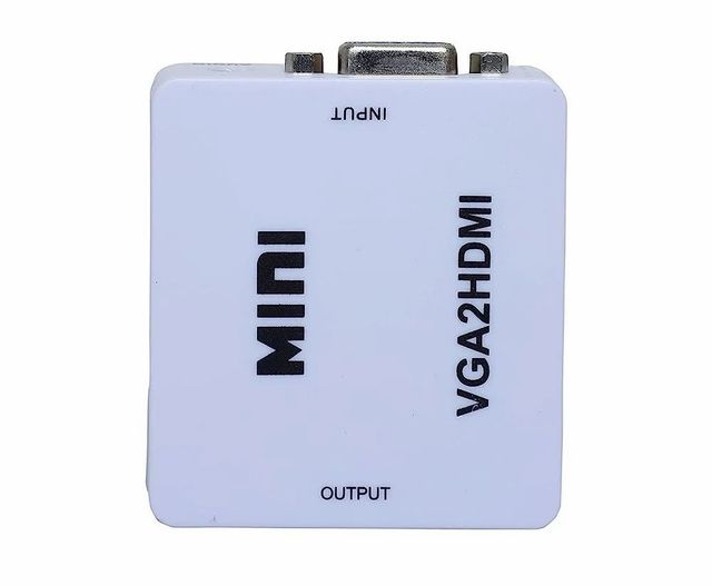 Mini VGA To HDMI Converter, Male Brand Mini Color Black Connector Type Male Network Speed 480 Mbps Resolution Full HD 1080 - Image 3