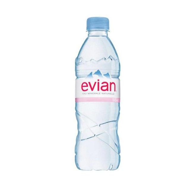 Evian water in glass and plastic bottles ready for global shipment - Image 4