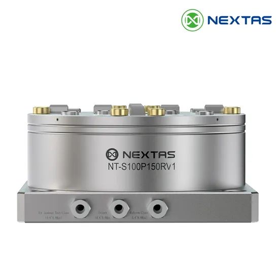Hardened Stainless Steel Material High Precise Clamping System R Series Pneumatic Chuck - Image 3
