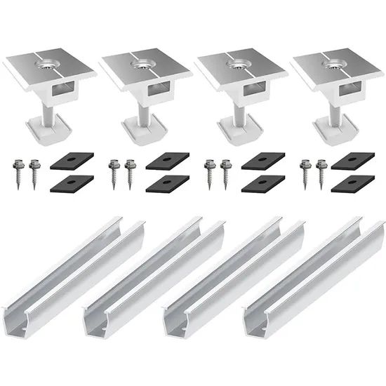 Roofing Sheet Solar Mounting Modules Rails Clamps Hooks Kit OEM Allowed Origin China HS Code 730890 Surface Anodized Trademark - Image 2