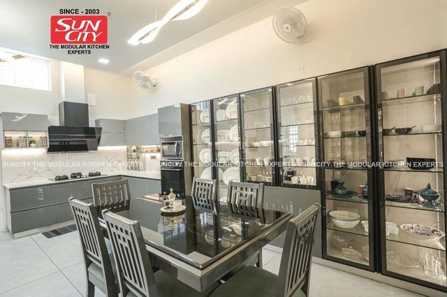Modular Kitchen Material Wooden Warranty 5 Years Appearance Modern Hardware Brand Hettich Delivery Period 45 days Finish 2mm Acrylic - Image 5
