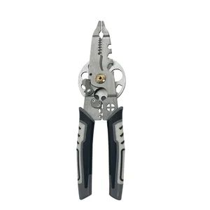 Multi-Function Wire Stripping Pliers with Rotary Dial Cable Cutter Hand Stripper Tool - Image 5