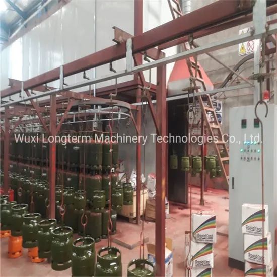 Automatic LPG Gas Cylinders Powder Coating Line, High Performance Powder Coating Spray Booth^ - Image 2