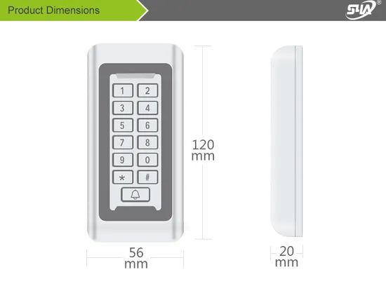 S4a Metal Keypad RFID Access Control Systems Origin China Trademark S4A Model NO. S602 Lock Output <=3A HS Code - Image 3