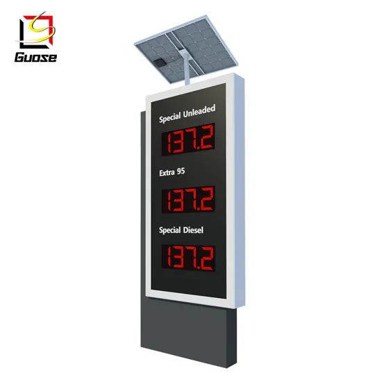 Solar Road Directional Pylon Sign for Gas Station in LED Displays - Image 1