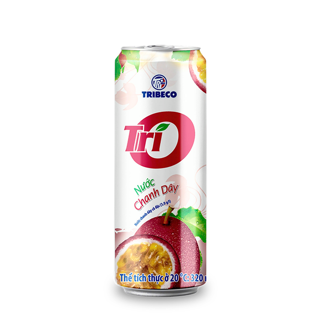 Tribeco Vietnam - TriO Brand Name Passion Fruit Juice with can pack - Image 2
