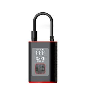 Digital Auto Tire Pump - Smart Inflator with LCD Screen & 3 Nozzles - Image 1